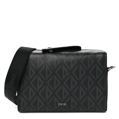 Christian Dior Canvas CD Diamond Lingot 22 Bag Black 1 of 10