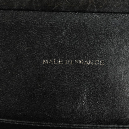 Chanel Lambskin Quilted Frame Shoulder Bag Black 8 of 10