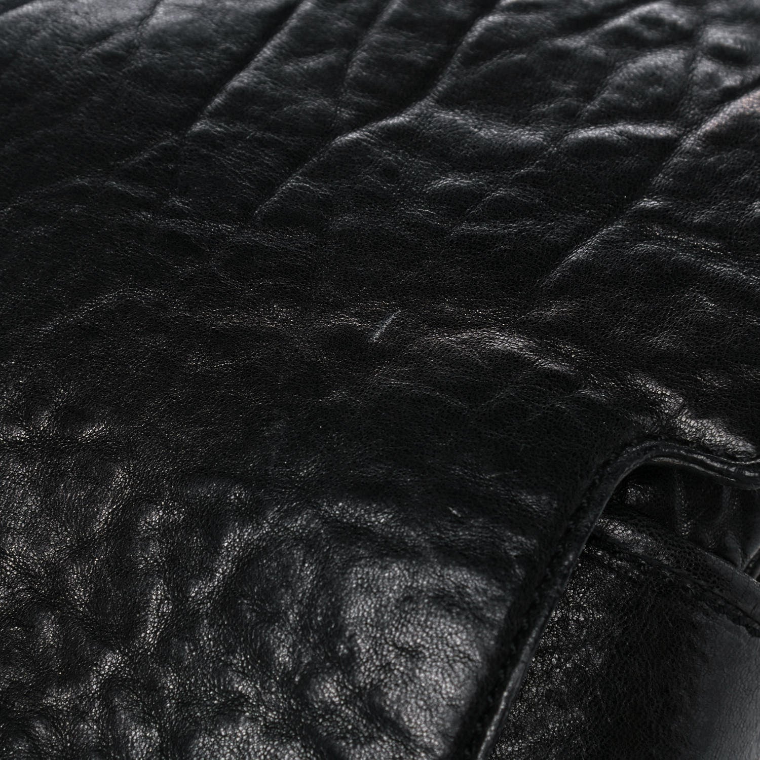Givenchy Pebbled Lambskin Melancholia Shoulder Bag Black 10 of 10