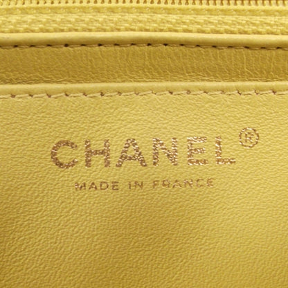 Chanel Lambskin XL JUMBO MAXI Flap Lemon 9 of 12
