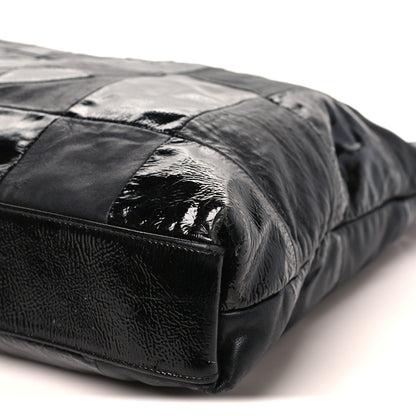 Chanel Patent Patchwork Large Brooklyn Tote Black 9 of 9