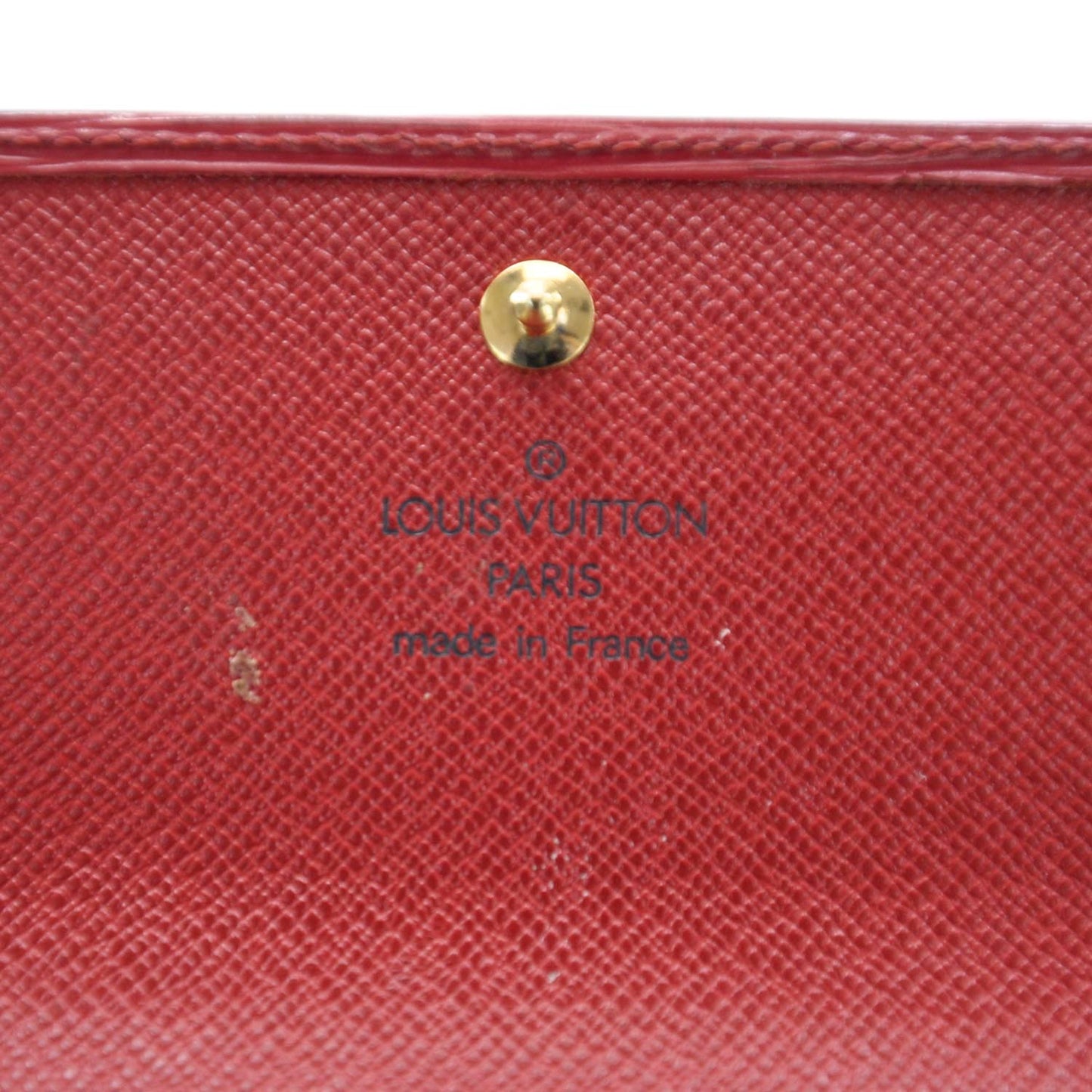 Epi Porte Tresor International Wallet Red