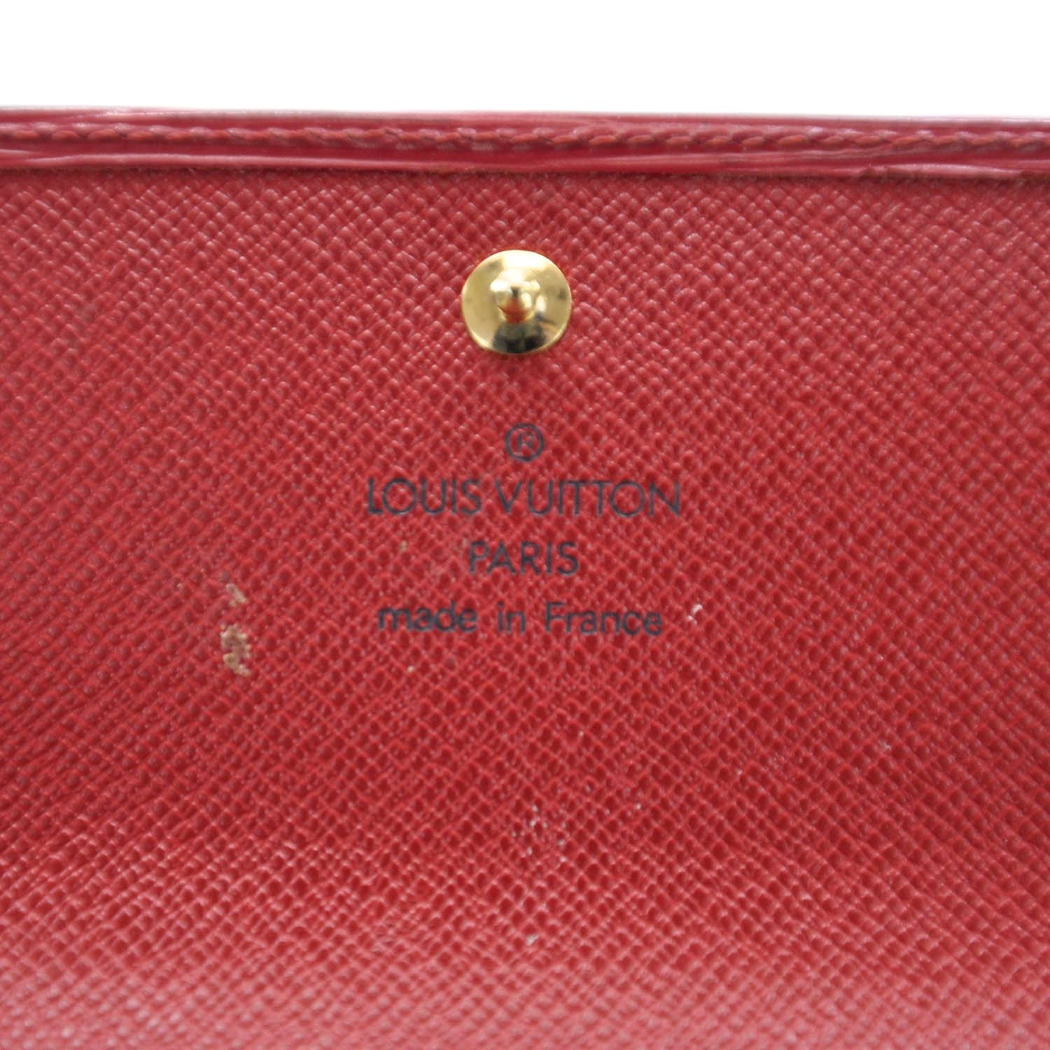 Louis Vuitton Epi Porte Tresor International Wallet Red 6 of 8