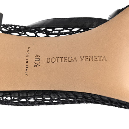 Bottega Veneta Mesh Nappa Chunky Chain Sandals 40.5 Black 6 of 7