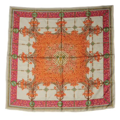 Gucci Silk Hysteria Astrology Print Scarf Pink 2 of 7
