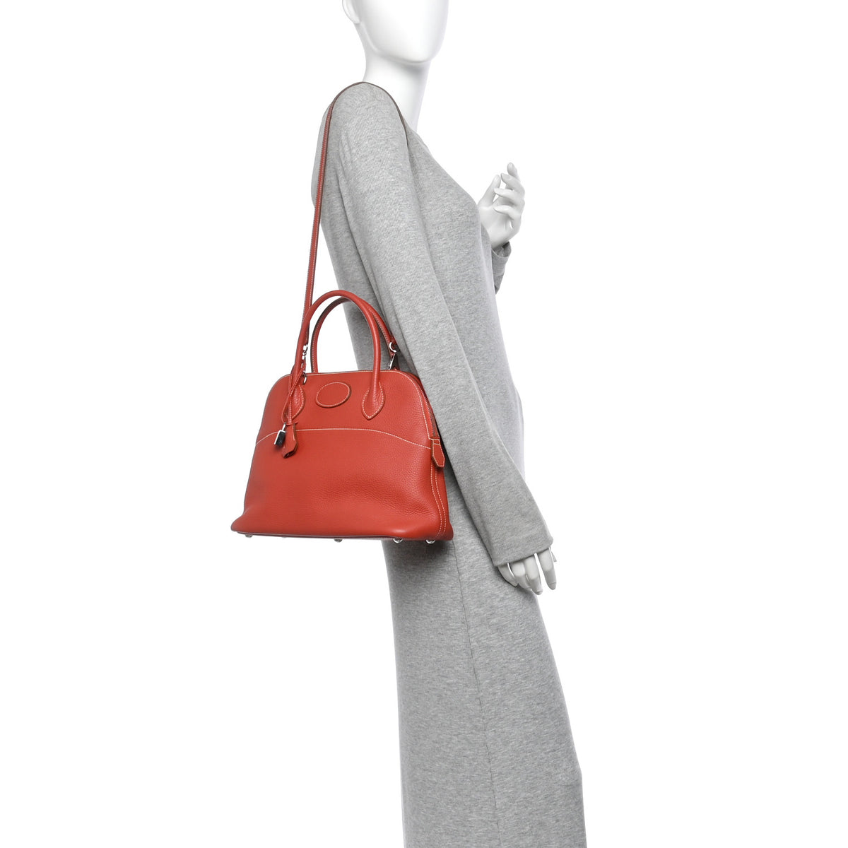 Hermes Taurillon Clemence Bolide 31 Sanguine 2 of 10