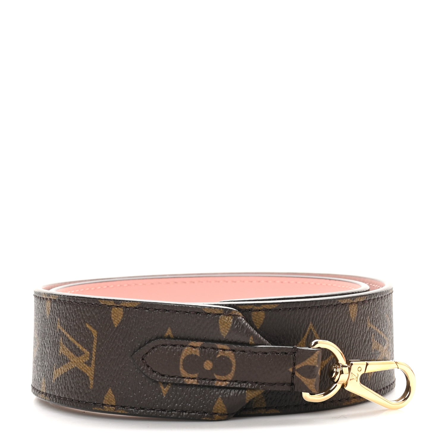 Louis Vuitton Monogram Bandouliere Shoulder Strap  Rose Ballerine 1 of 5