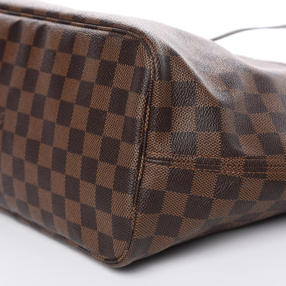 Louis Vuitton Damier Ebene Neo Neverfull MM Rose Ballerine 9 of 13