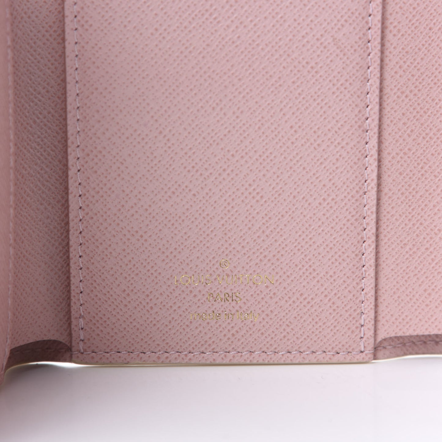 Damier Azur Victorine Wallet Rose Ballerine