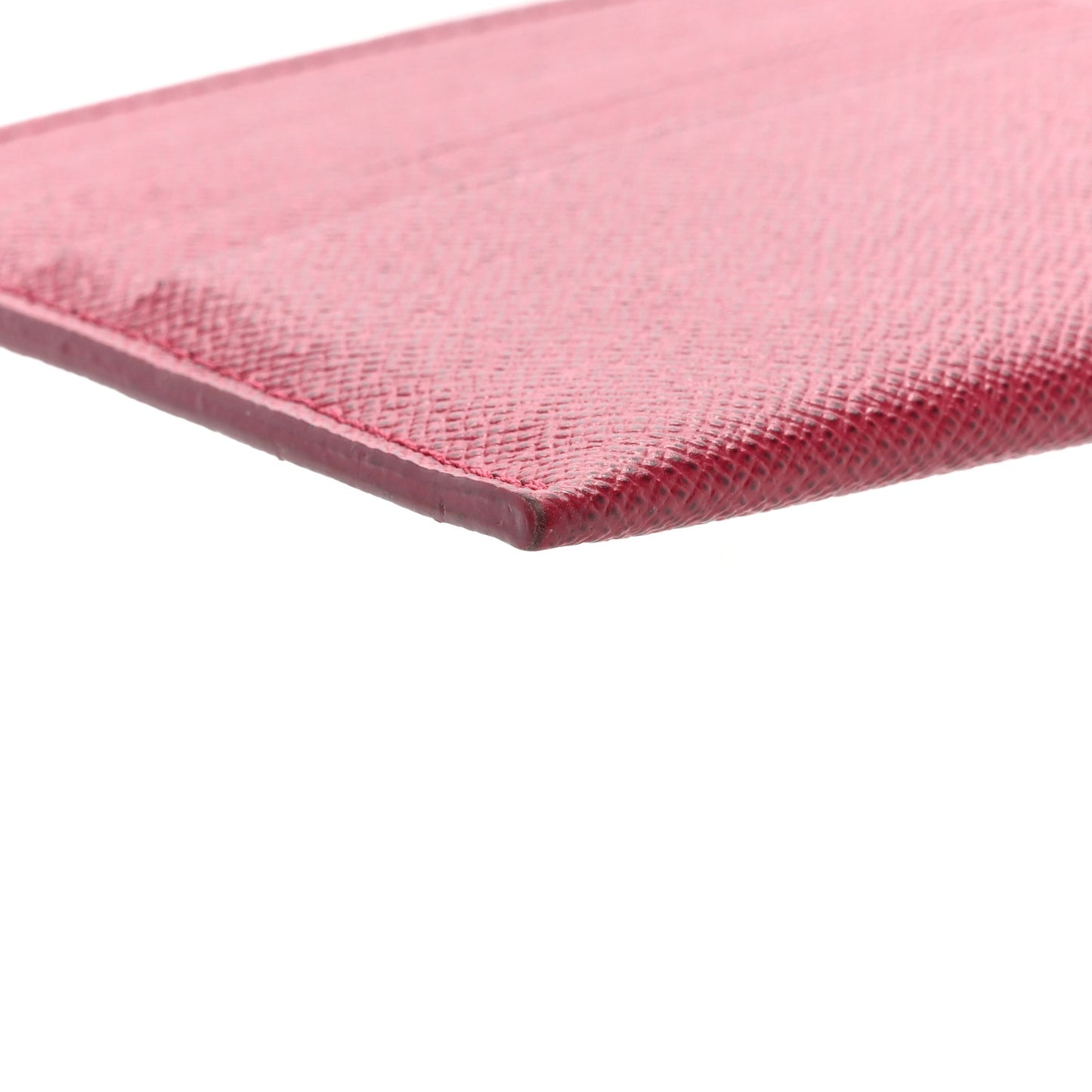 Calfskin Felicie Card Holder Insert Fuchsia