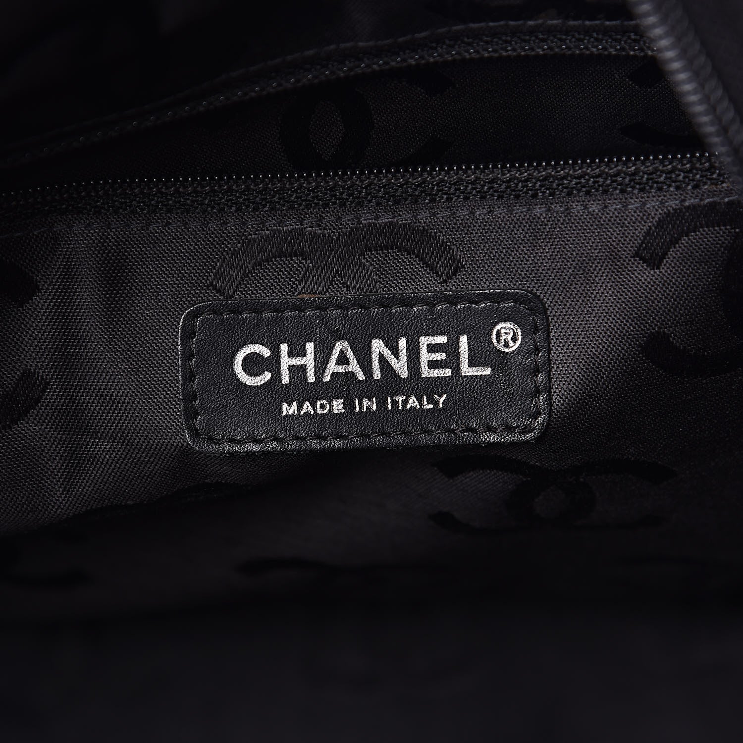 Chanel Calfskin Quilted Large Cambon Tote Beige Black 6 of 14