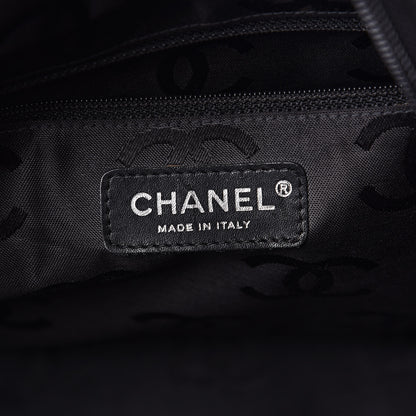 Chanel Calfskin Quilted Large Cambon Tote Beige Black 6 of 14