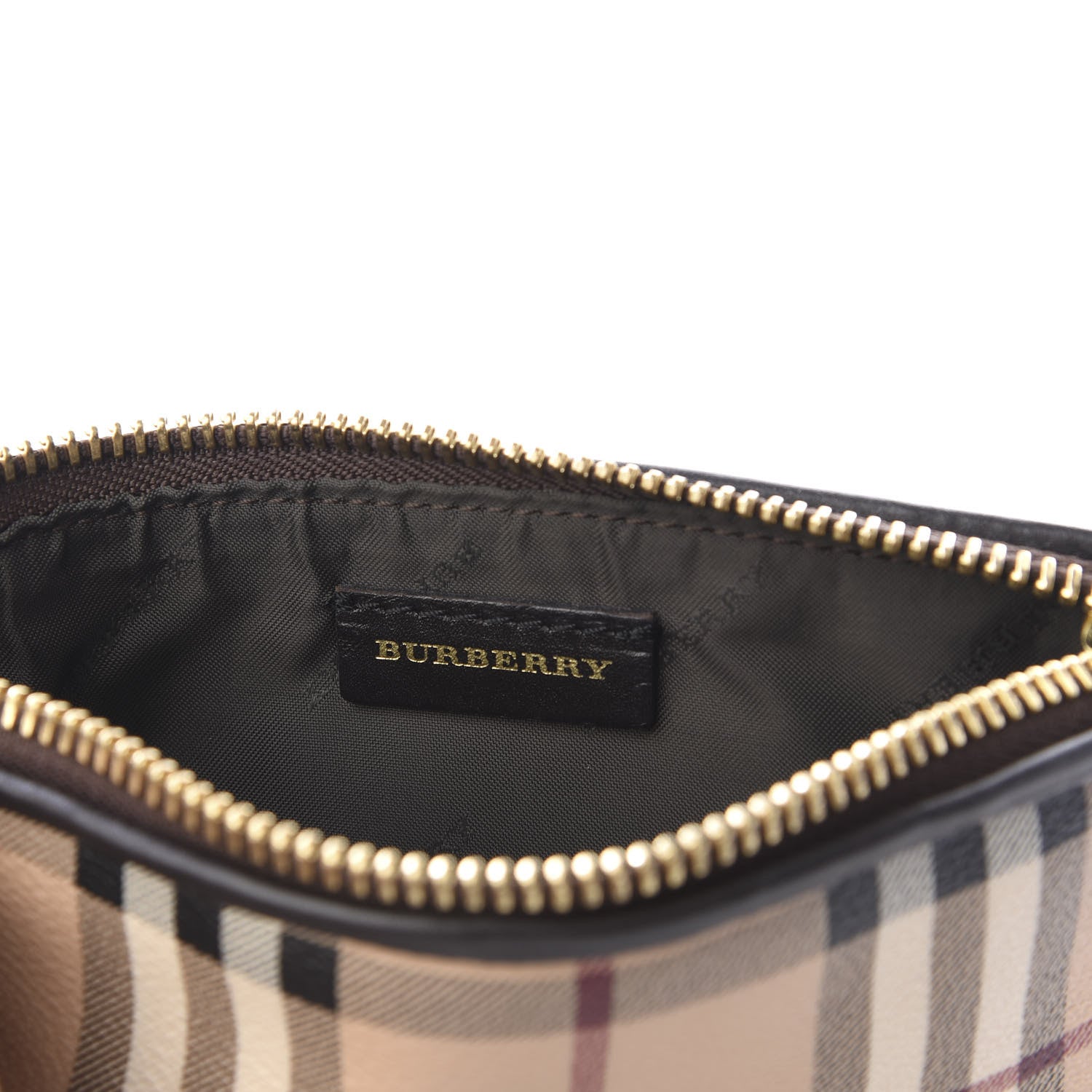 Burberry Haymarket Check Clara Pochette Chocolate 7 of 10