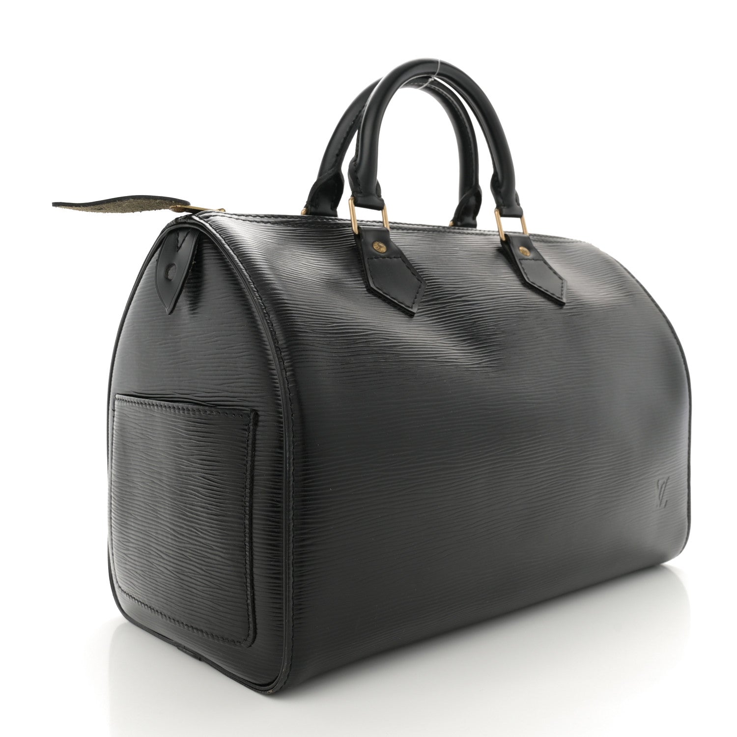 Louis Vuitton Epi Speedy 30 Black 3 of 12