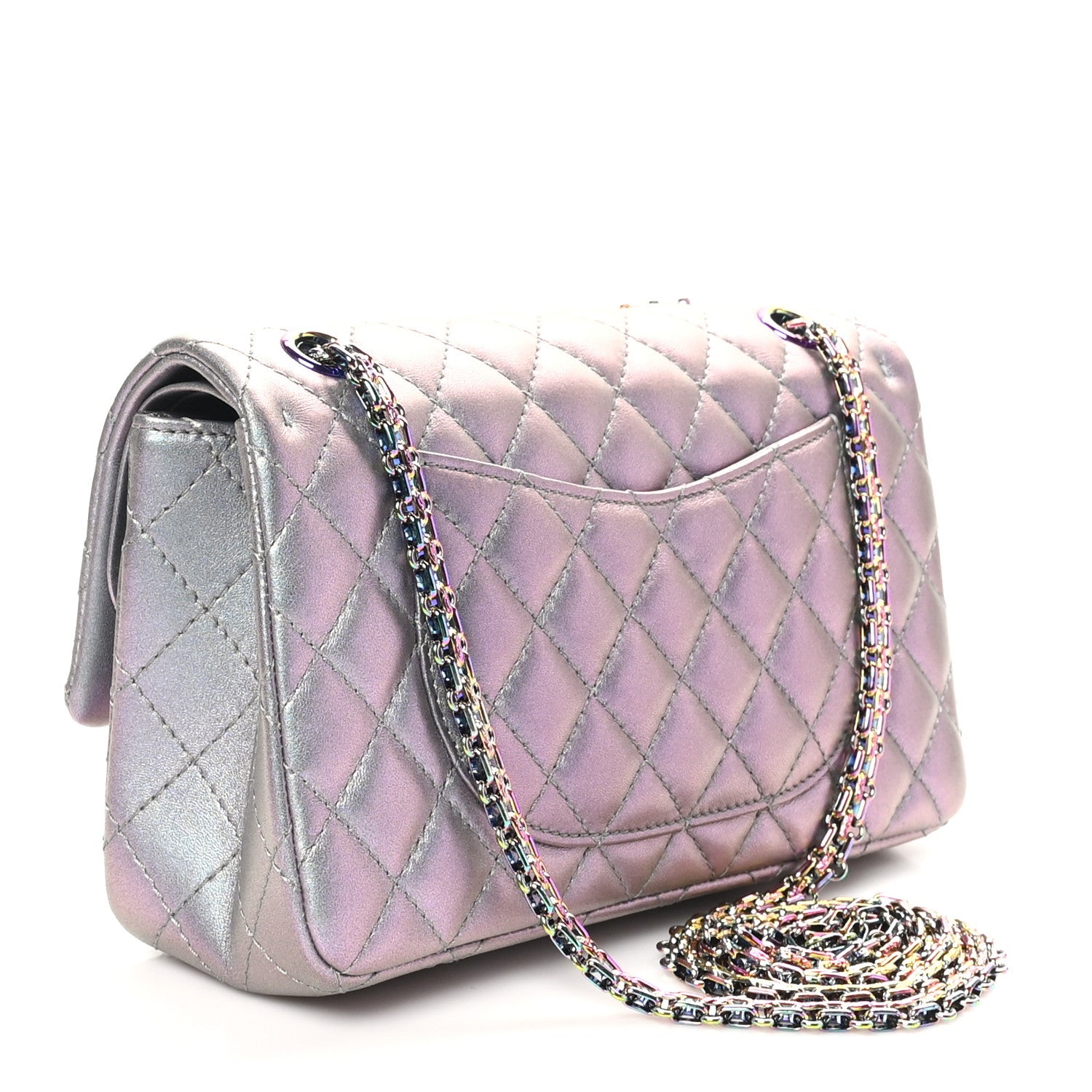Chanel Iridescent Lambskin Quilted 2.55 Reissue 225 Flap Light Purple 3 of 11