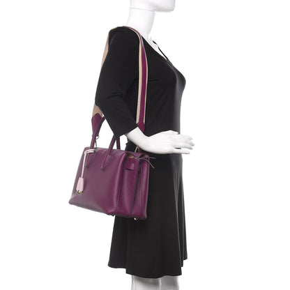 MCM Grained Calfskin Medium Milla Tote Mystic Purple 2 of 11