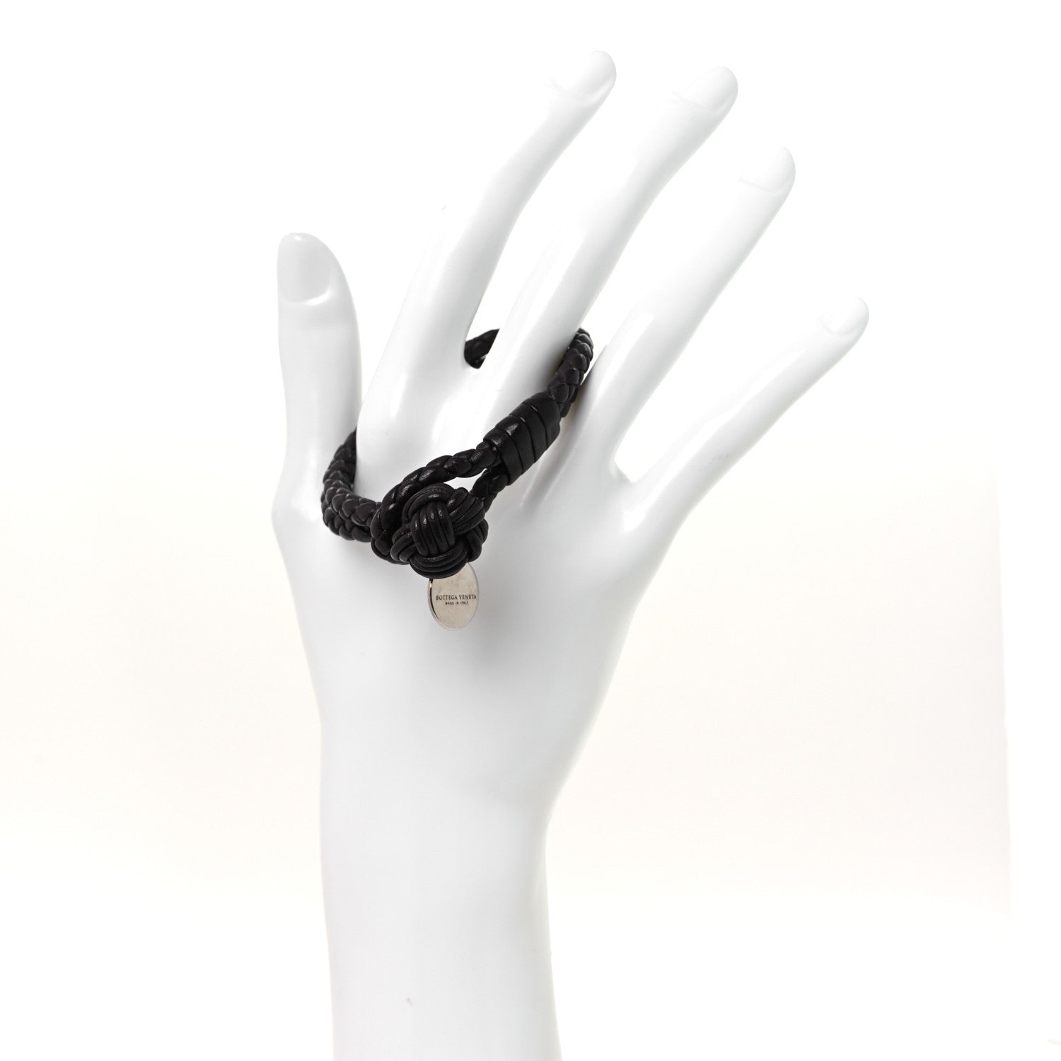 Bottega Veneta Nappa Intrecciato Bracelet Ebano 2 of 4