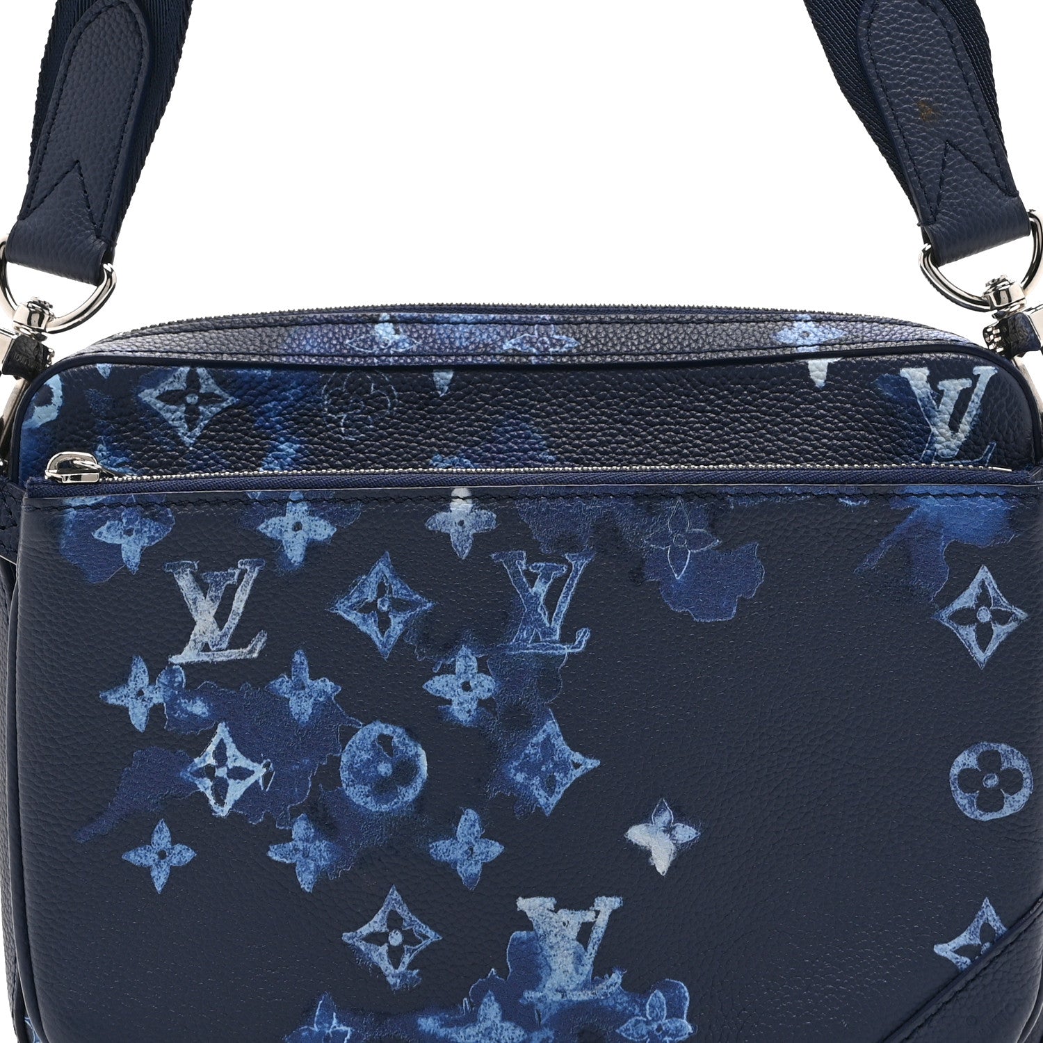 Louis Vuitton Monogram Ink Watercolor Trio Messenger Bag Blue 8 of 11