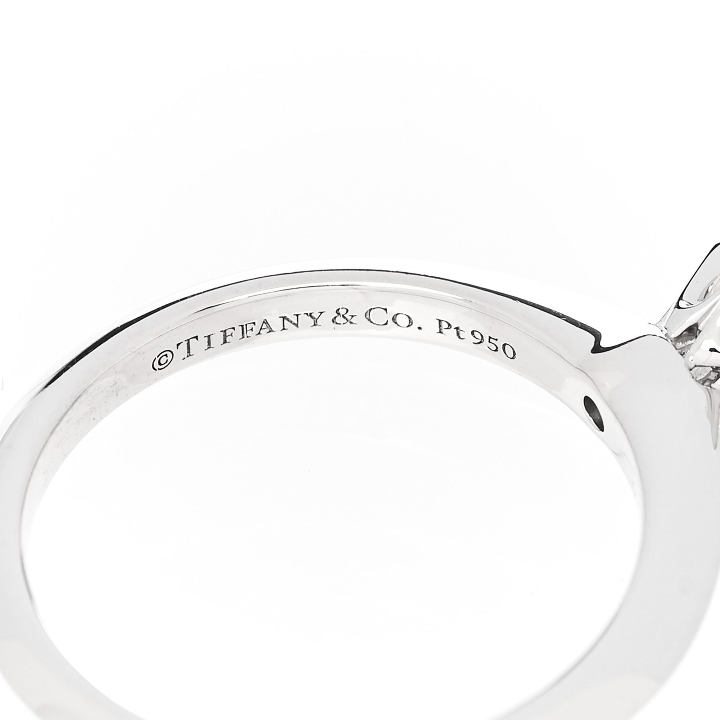 Platinum Diamond .26ct Solitaire Engagement Ring 48 4.5