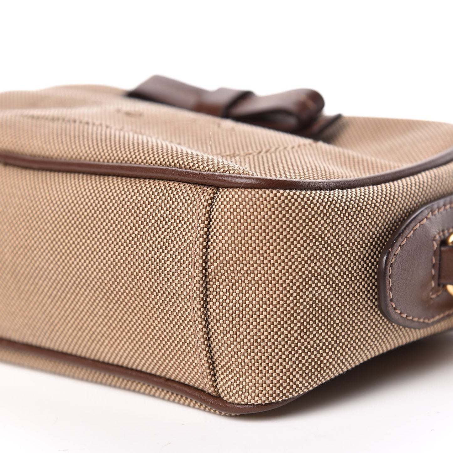 Jacquard Logo Contenitore Wristlet Corda Bruciato