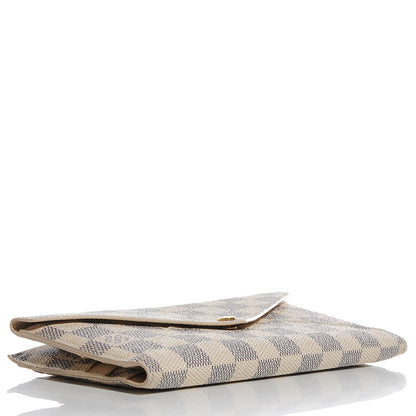 Louis Vuitton Damier Azur Long Origami Wallet 4 of 7