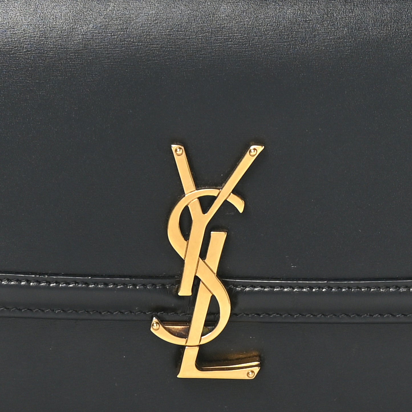 Box Calfskin Monogram Medium Solferino Satchel Black