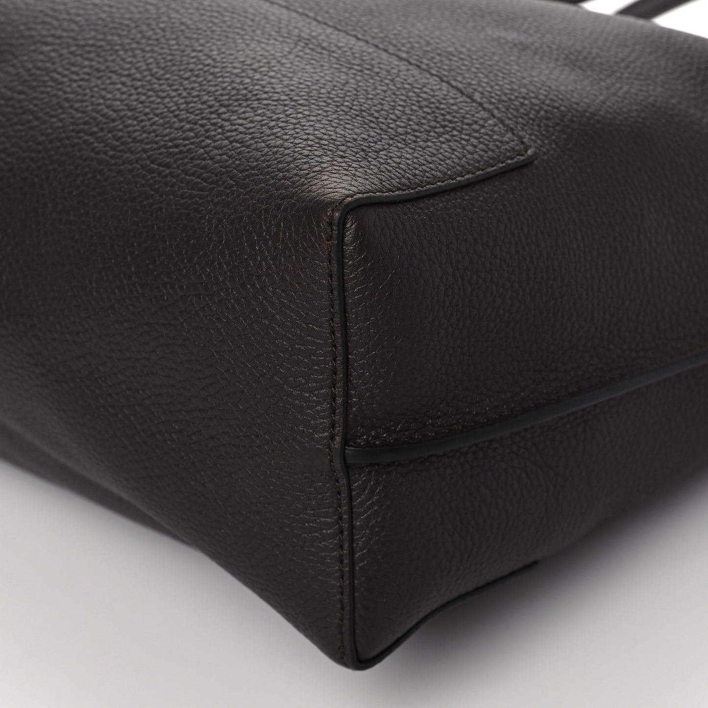 Classic Grain Calfskin Blossom Tote Oxblood