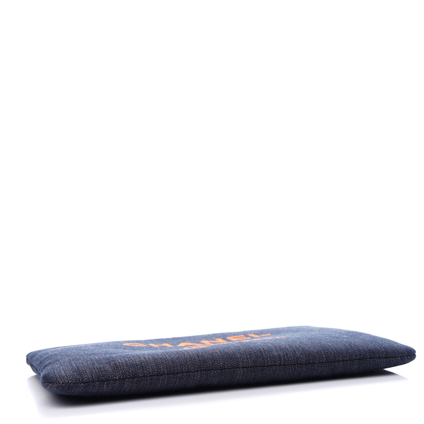 Denim Medium Deauville Pouch Blue Orange