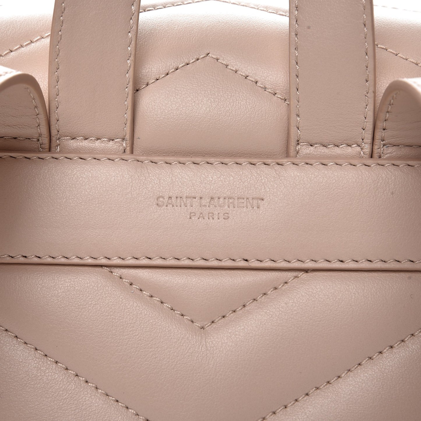 Calfskin Y Quilted Monogram Small Loulou Backpack Marble Pink