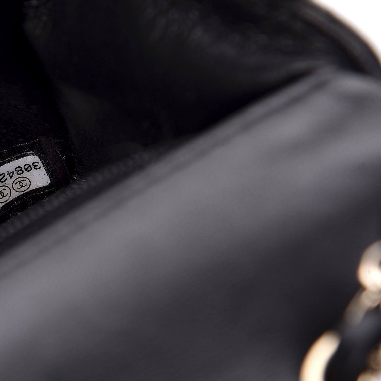 Chanel Lambskin Quilted Mini Rectangular Flap Black 6 of 9