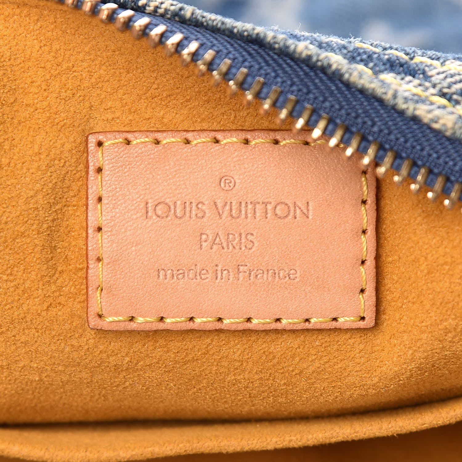 Louis Vuitton Monogram Denim Baggy PM Blue 6 of 14