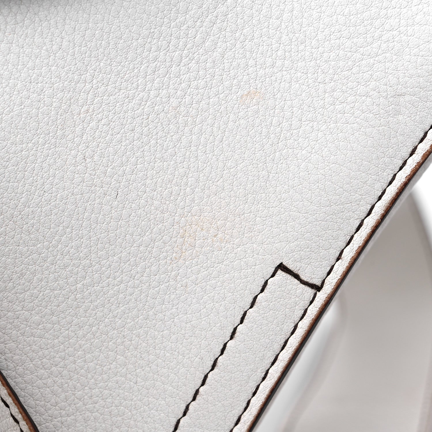 Christian Dior Calfskin Baudrier Saddle Bag White 16 of 16