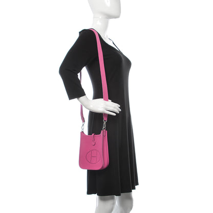 Hermes Taurillon Clemence Amazone Evelyne TPM Magnolia 2 of 11