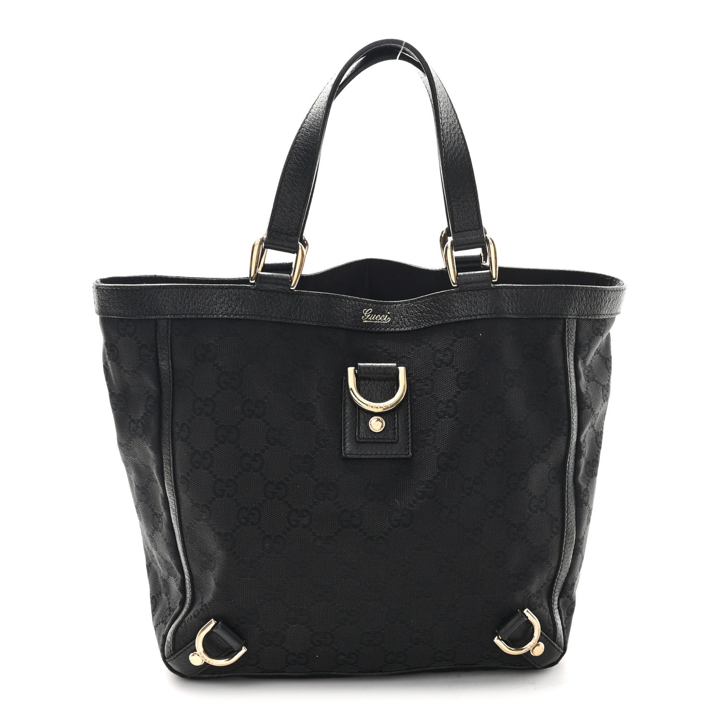 Monogram Small Abbey Tote Black