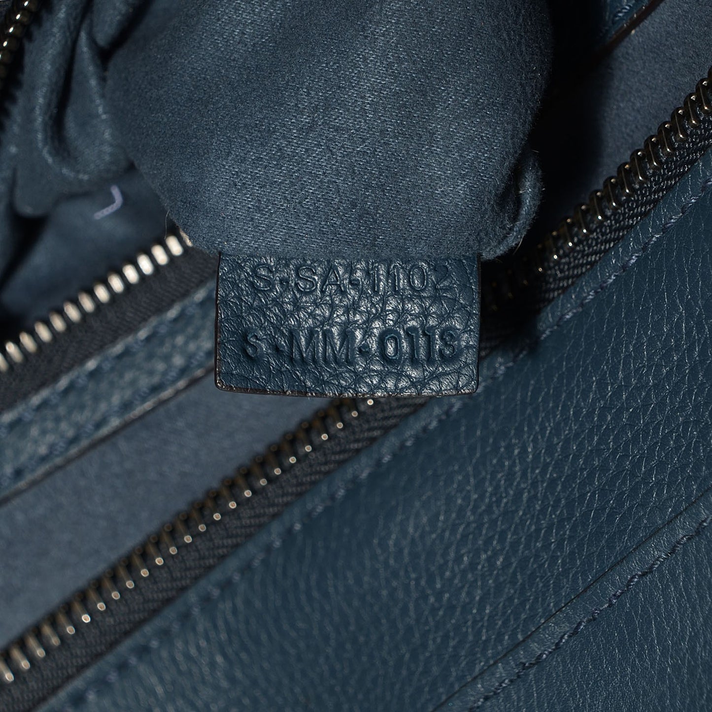 Drummed Calfskin Mini Luggage Orage