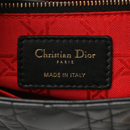 Christian Dior Lambskin Cannage Small My ABCDior Lady Dior Black 6 of 10