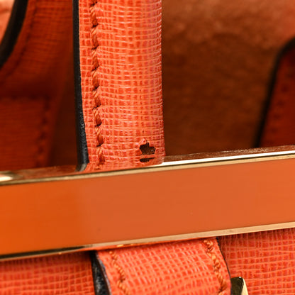 Fendi Vitello Elite Regular 2Jours Tote Arancio 15 of 17