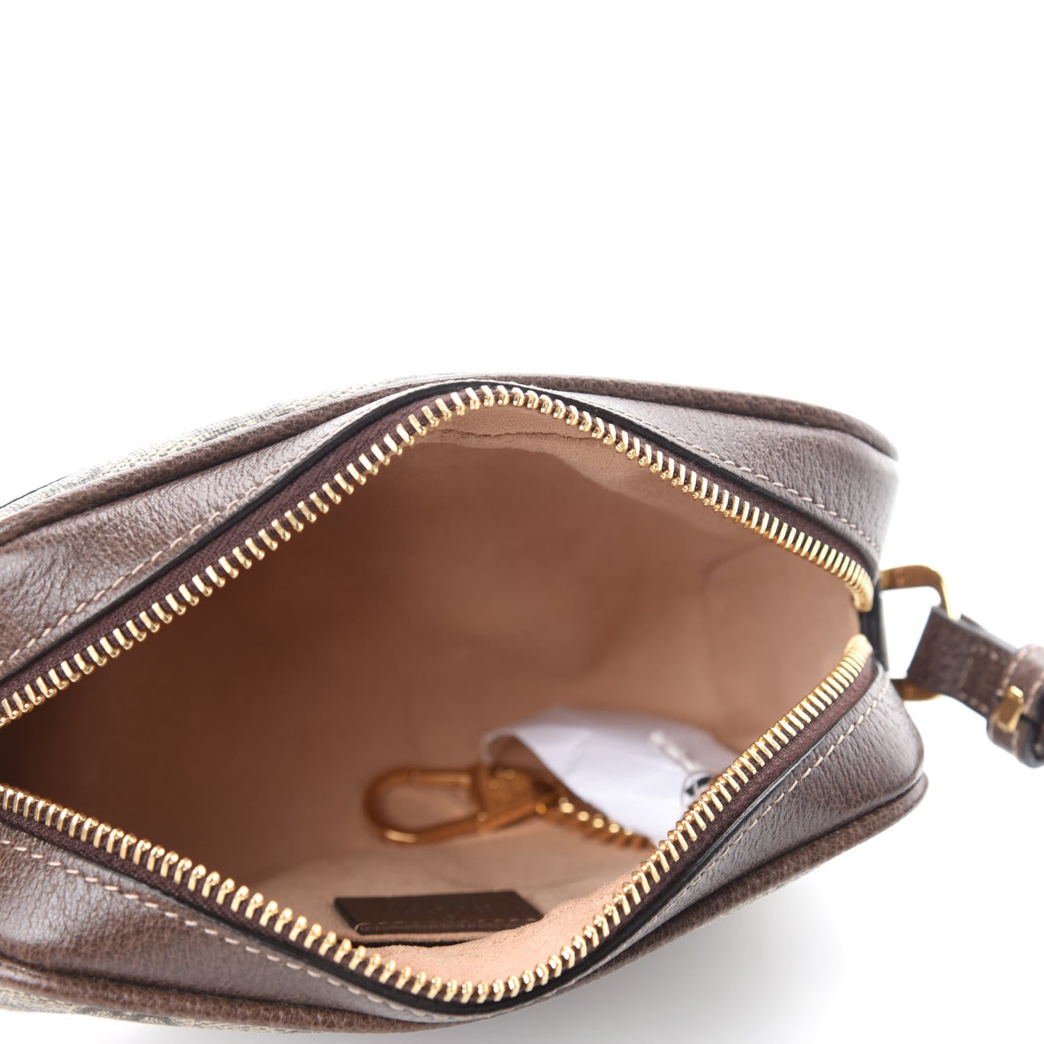 Gucci GG Supreme Monogram Web Mini Ophidia Shoulder Bag Brown 5 of 12