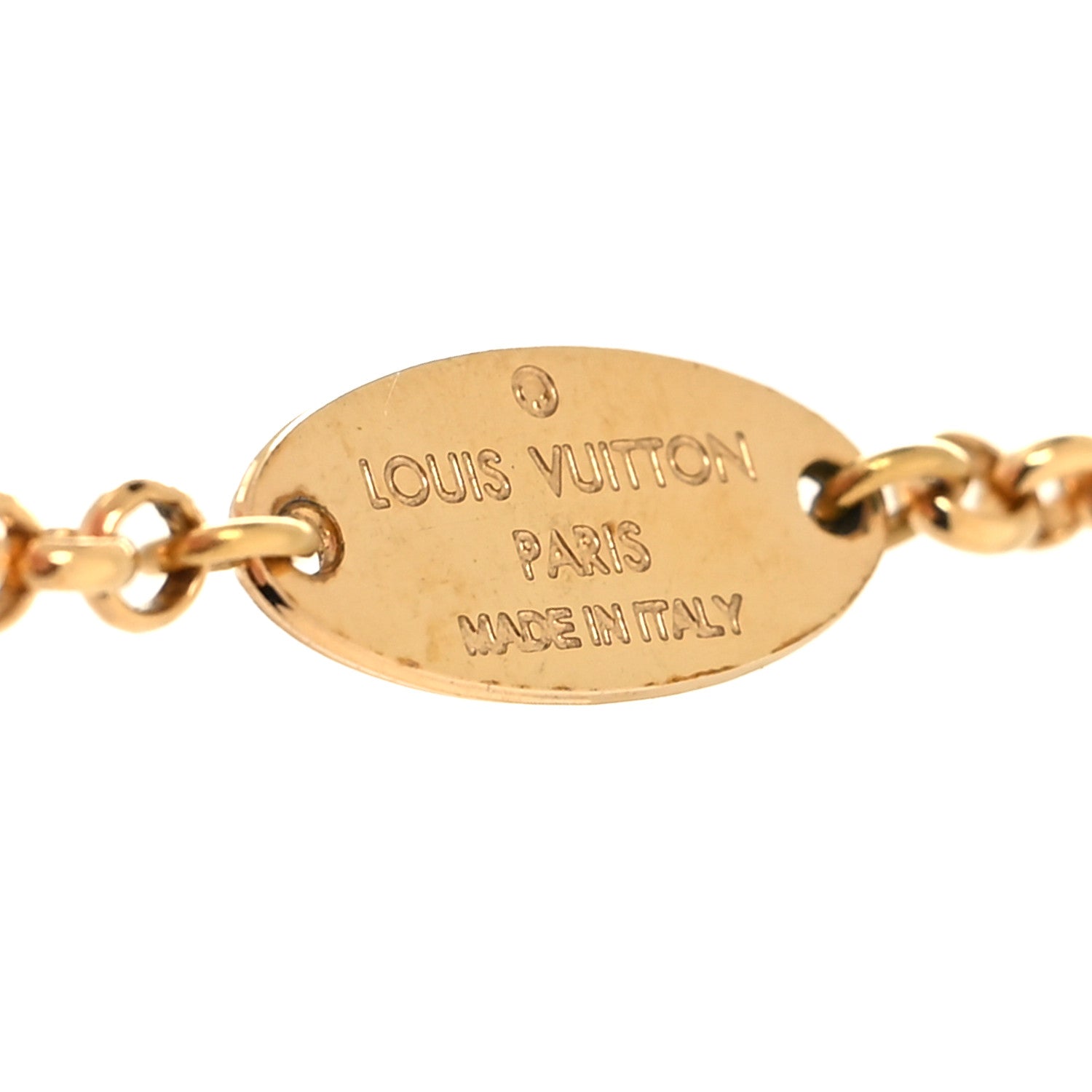 Louis Vuitton Petite Malle Necklace Gold 5 of 6