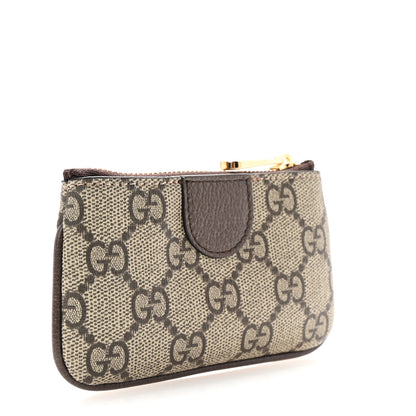Gucci GG Supreme Monogram Web Ophidia Key Case Beige New Acero 3 of 8