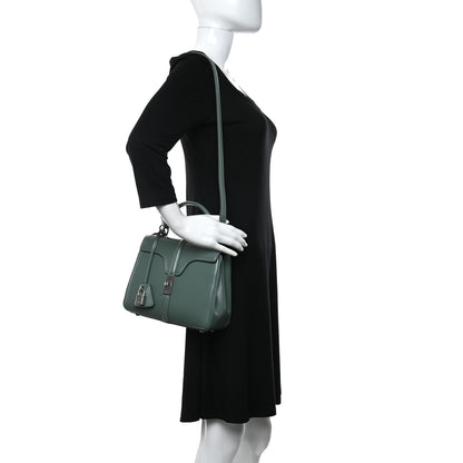 Celine Satinated Calfskin Small 16 Top Handle Bag Celadon 2 of 11