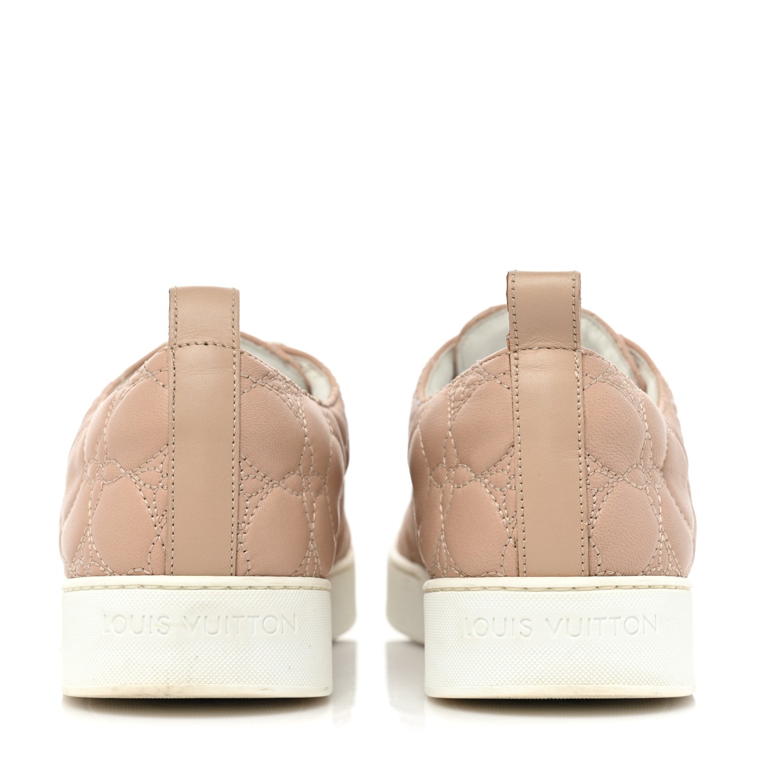 Louis Vuitton Calfskin Monogram Stellar Sneakers 37.5 Blush 4 of 11