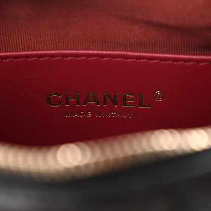 Chanel Lambskin Quilted CC Chain Hobo Black 6 of 11