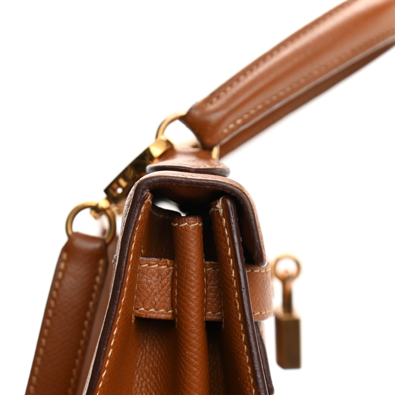 Hermes Courchevel Kelly Sellier 28 Gold 23 of 26