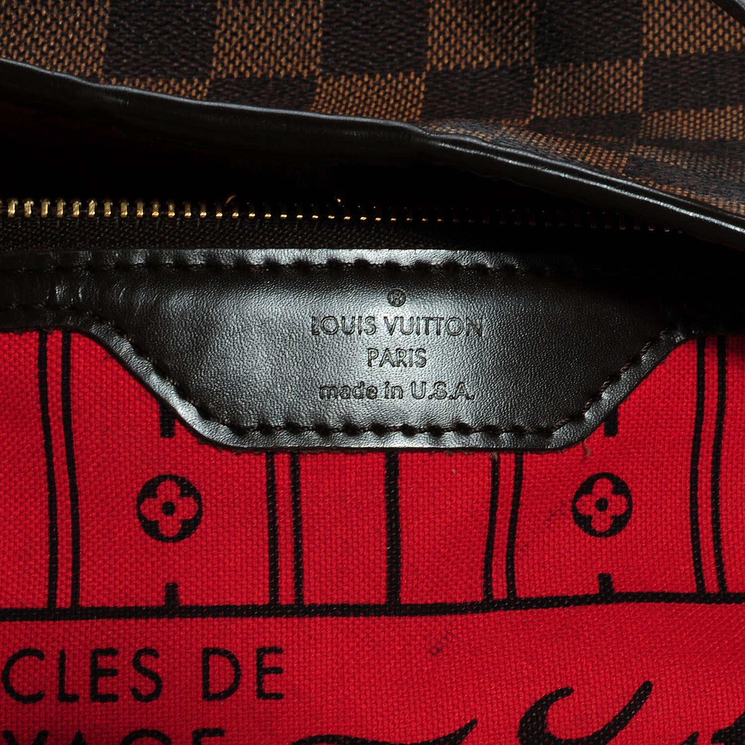 Louis Vuitton Damier Ebene Neverfull GM 6 of 7