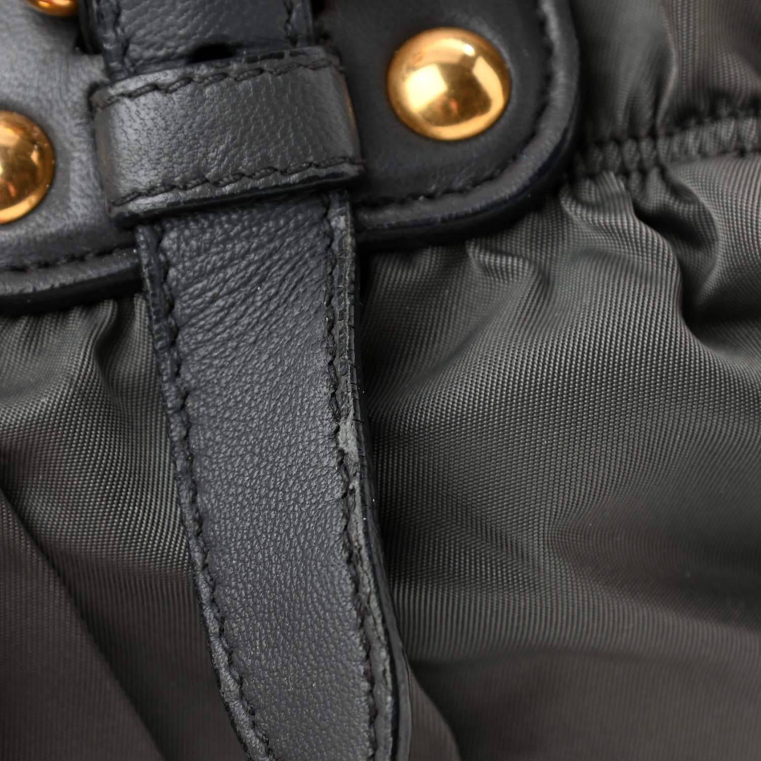 Prada Tessuto Nylon Gaufre Shopping Satchel Fumo 15 of 16