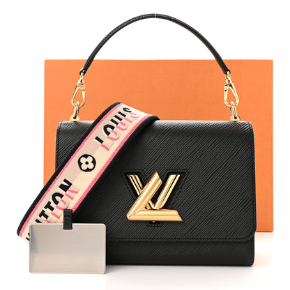 Louis Vuitton Epi Twist Top Handle Shoulder Bag MM Black 11 of 11