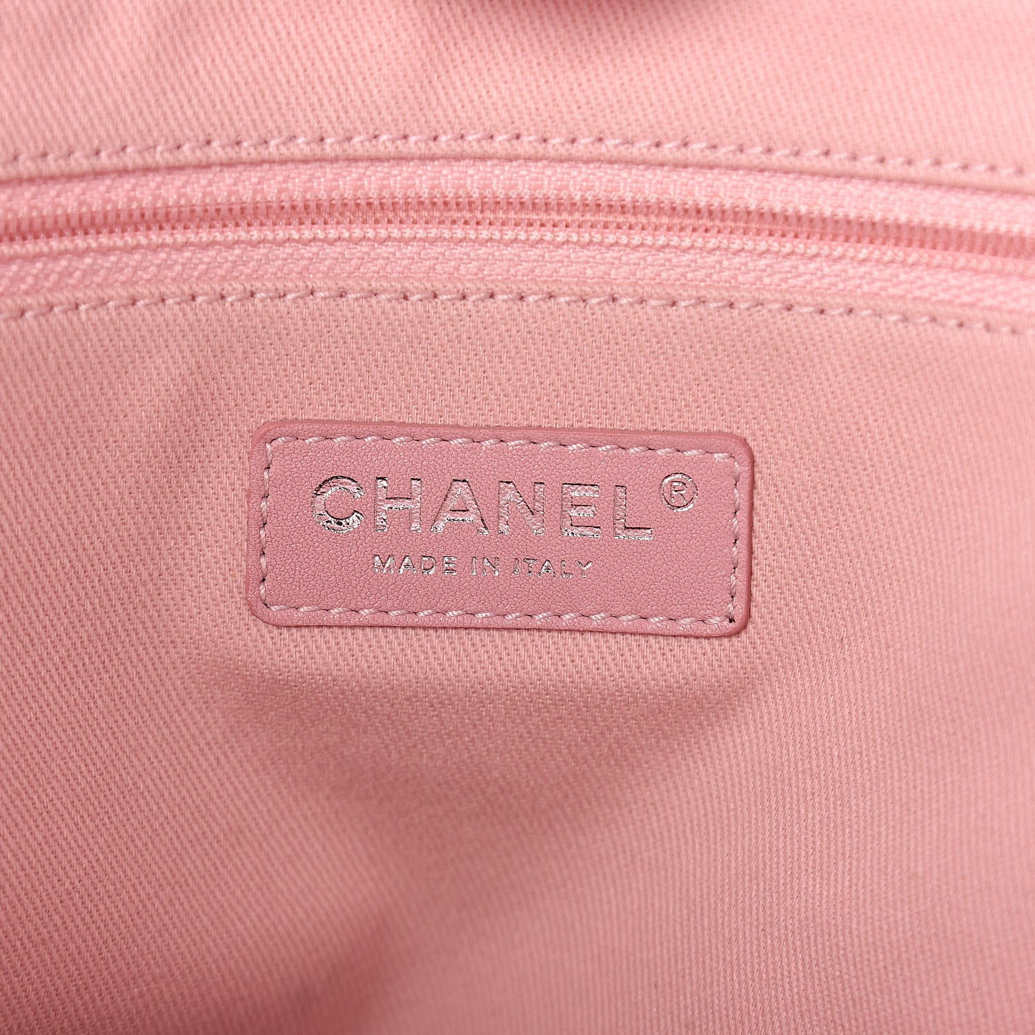 Chanel Woven Straw Raffia Small Deauville Tote Pink 6 of 15