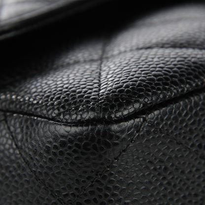 Chanel Caviar Quilted Jumbo Single Flap Black 11 of 11