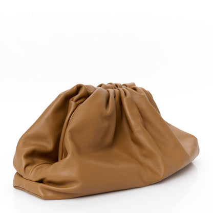 Bottega Veneta Smooth Butter Calf The Pouch Oversized Clutch Cammello 3 of 10